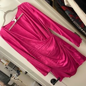 Dress in the color of the year (magenta)